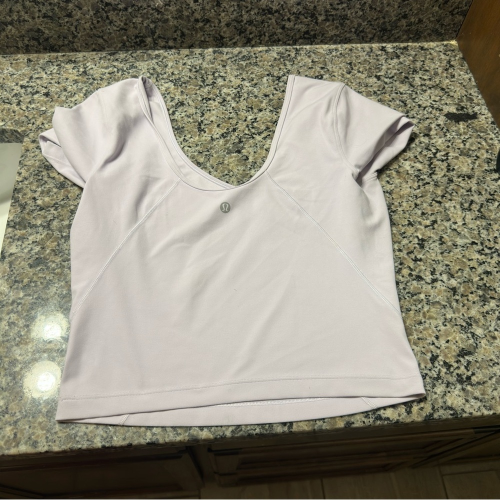 lululemon athletica Soft Lavender Crop Top